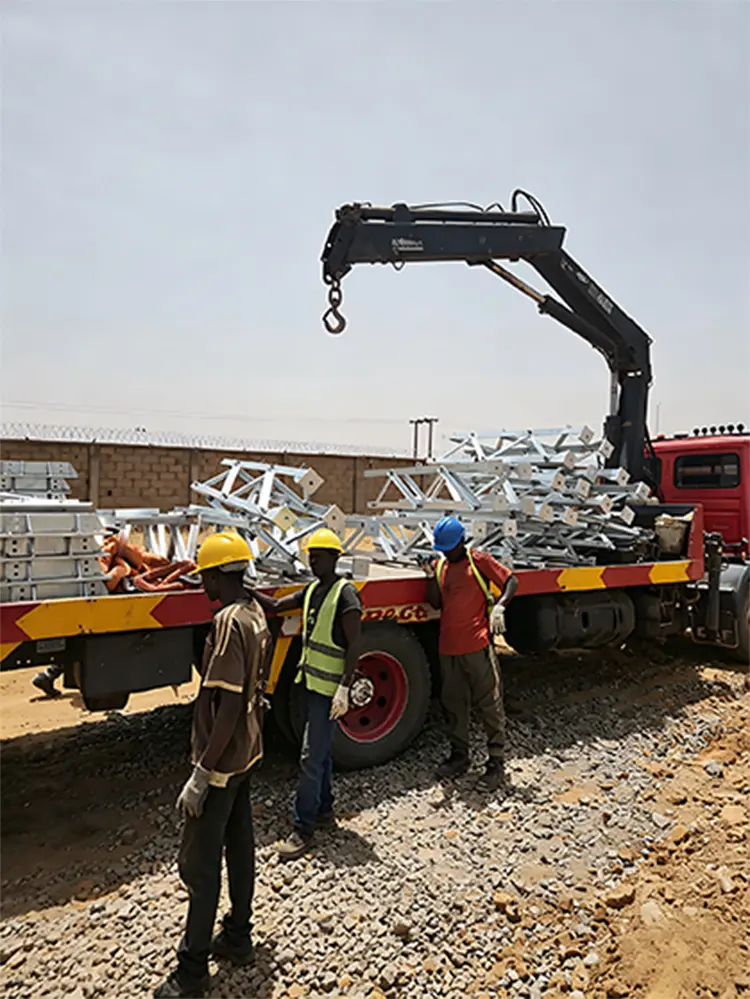 နိုင်ဂျီးရီးယား Zaria 330kV ဓာတ်အားခွဲရုံစီမံကိန်းအတွက် Site Progress