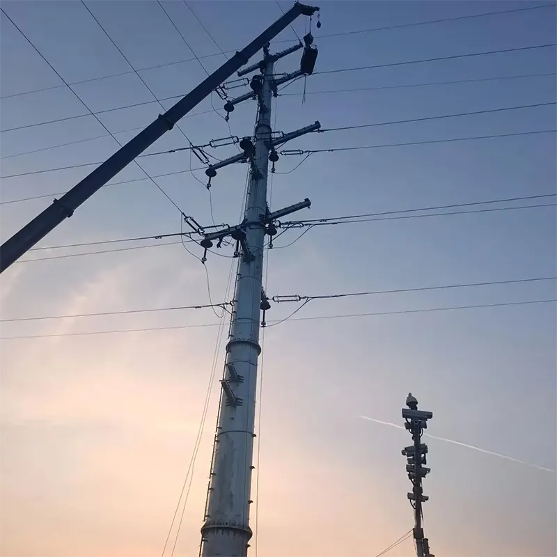 220kV Power Transmission Pipe Tower ၊