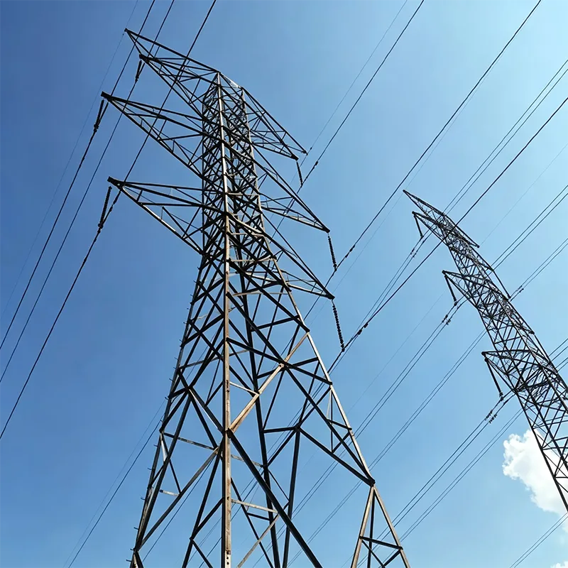 Galvanized Angle Steel Transmission Tower